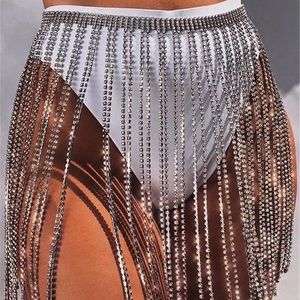 Festival rhinestone belt tassels Fringe